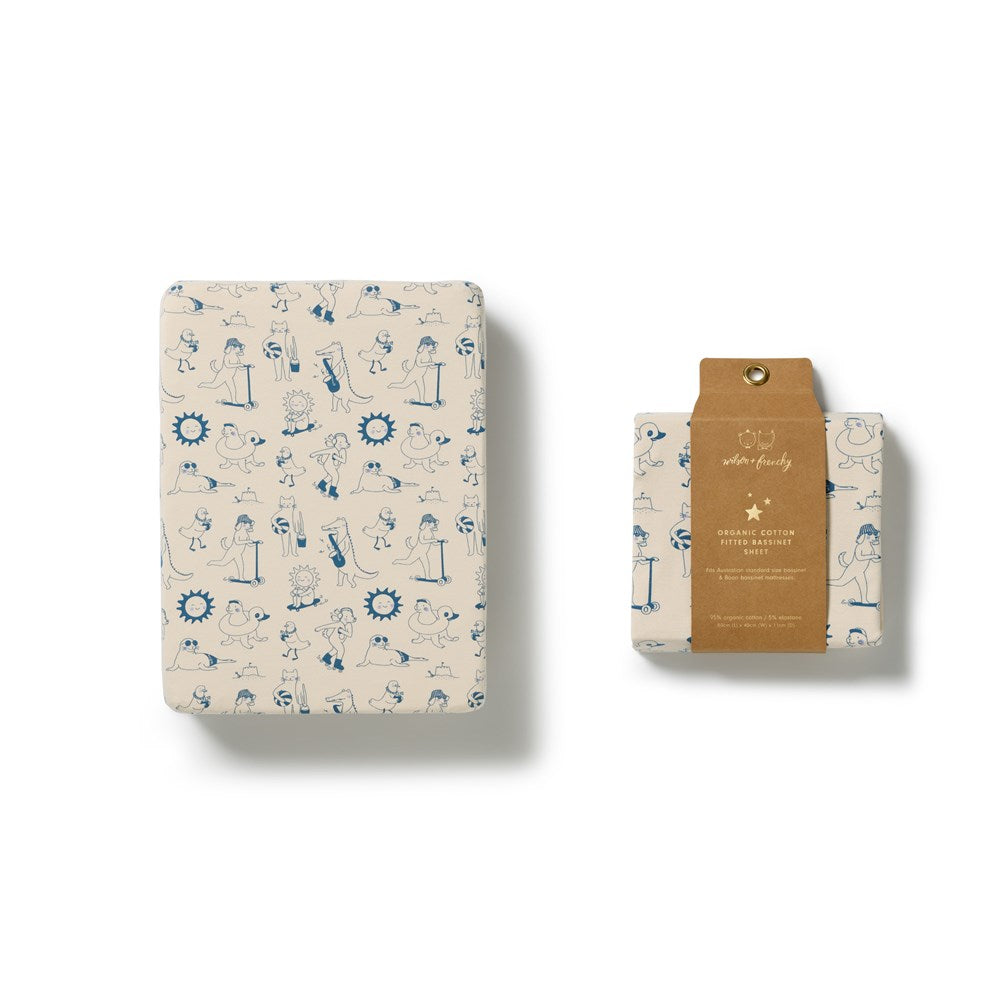 Tout est Magique Organic Bassinet Sheet