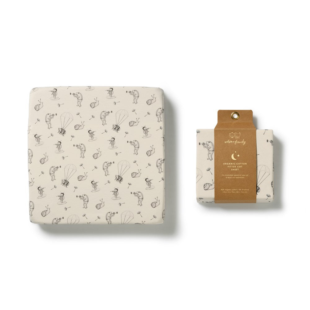 Whispering Willows Organic Cot Sheet
