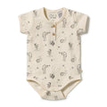 Whispering Willows Organic Henley Bodysuit