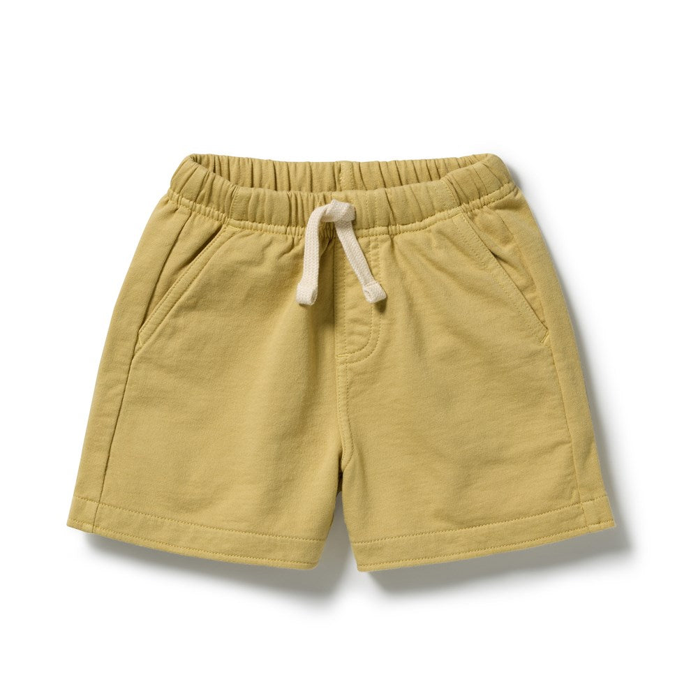 Sand Organic Garment Dyed Sweat Long Short