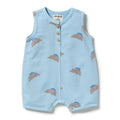 Little Croissant Organic Garment Dyed Sweat Growsuit