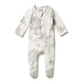 Organic Zipsuit with Feet