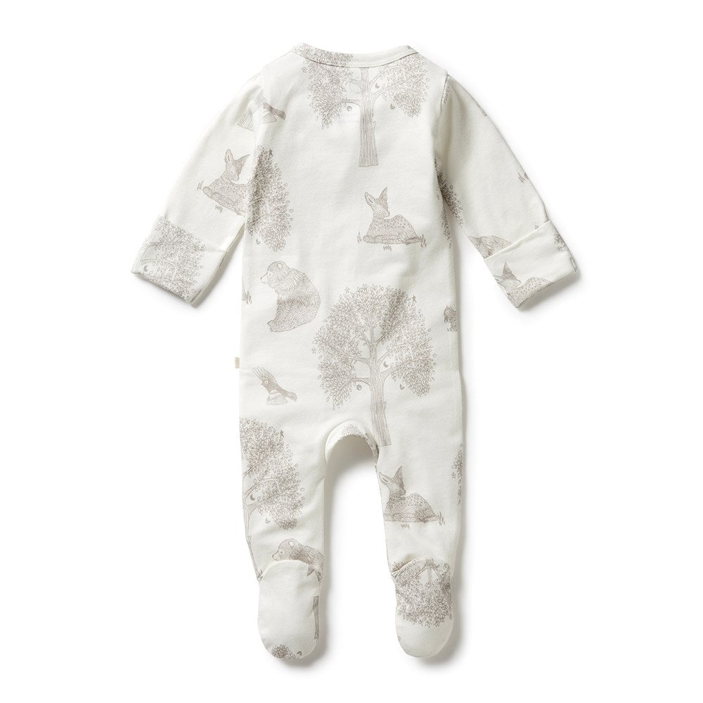 Organic Zipsuit with Feet