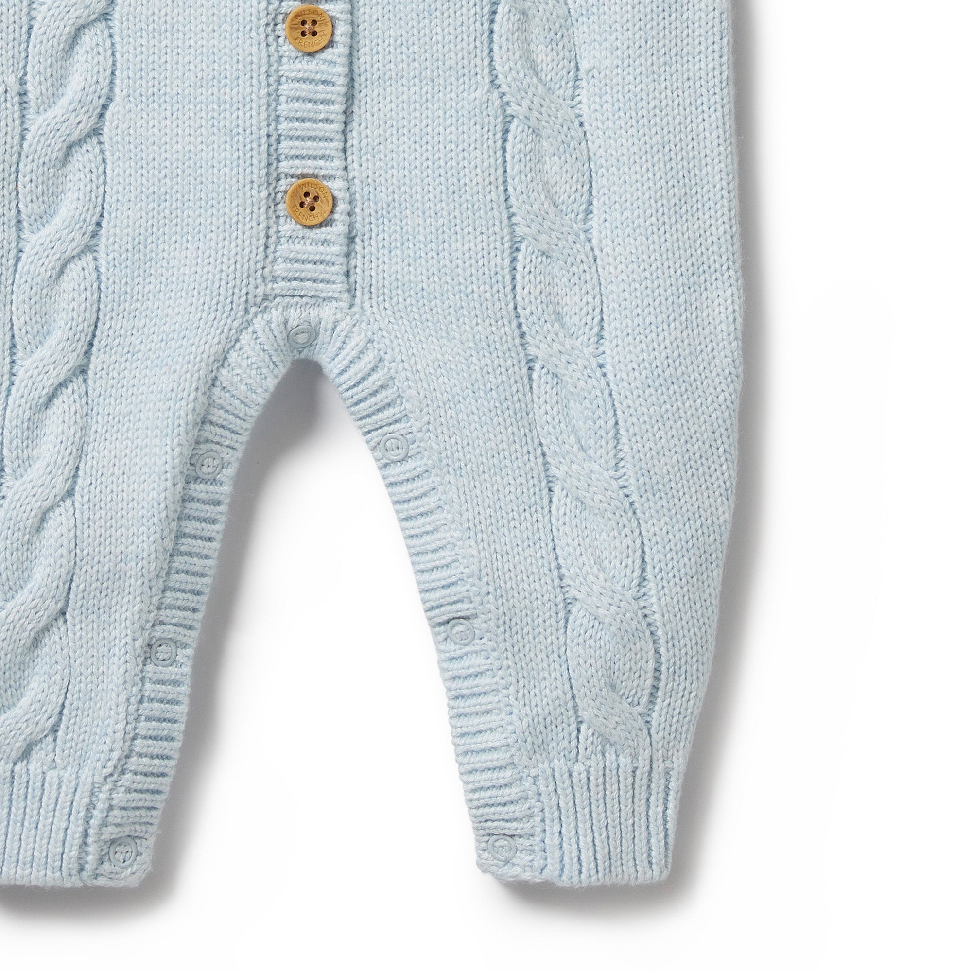 Bluebell Knitted Cable Growsuit