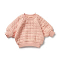 Pretty Pink Organic Quilted Sweat