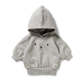 Charcoal Organic Terry Hooded Sweat