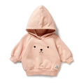 Blush Pink Organic Terry Hooded Sweat