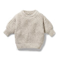Cookie and Cream Organic Knitted Jumper