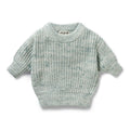 Moss Speckle Organic Knitted Jumper
