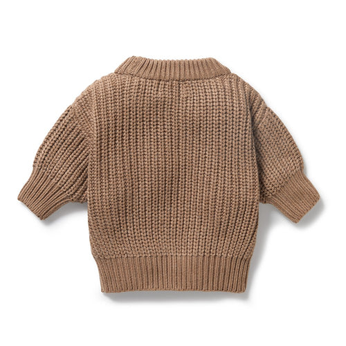 Coco Speckle Organic Knitted Cable Jacket