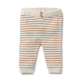 Cinnamon Stripe Organic Knitted Legging