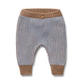 Coco Blue Speckle Organic Knitted Legging