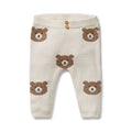 Beary Cute Organic Knitted Jacquard Legging