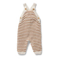 Cinnamon Stripe Organic Knitted Overall