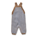 Coco and Blue Speckle Organic Knitted Overall