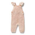 Fairy Floss Organic Knitted Ruffle Overall