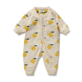 Lemony Organic Knitted Jacquard Growsuit