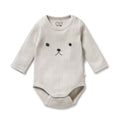 Cloud Organic Rib Long Sleeved Bodysuit