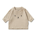 Biscuit Organic Rib Long Sleeved Top