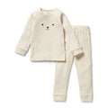 Buttermilk Organic Rib Long Sleeved Pyjamas