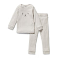 Cloud Organic Rib Long Sleeved Pyjamas