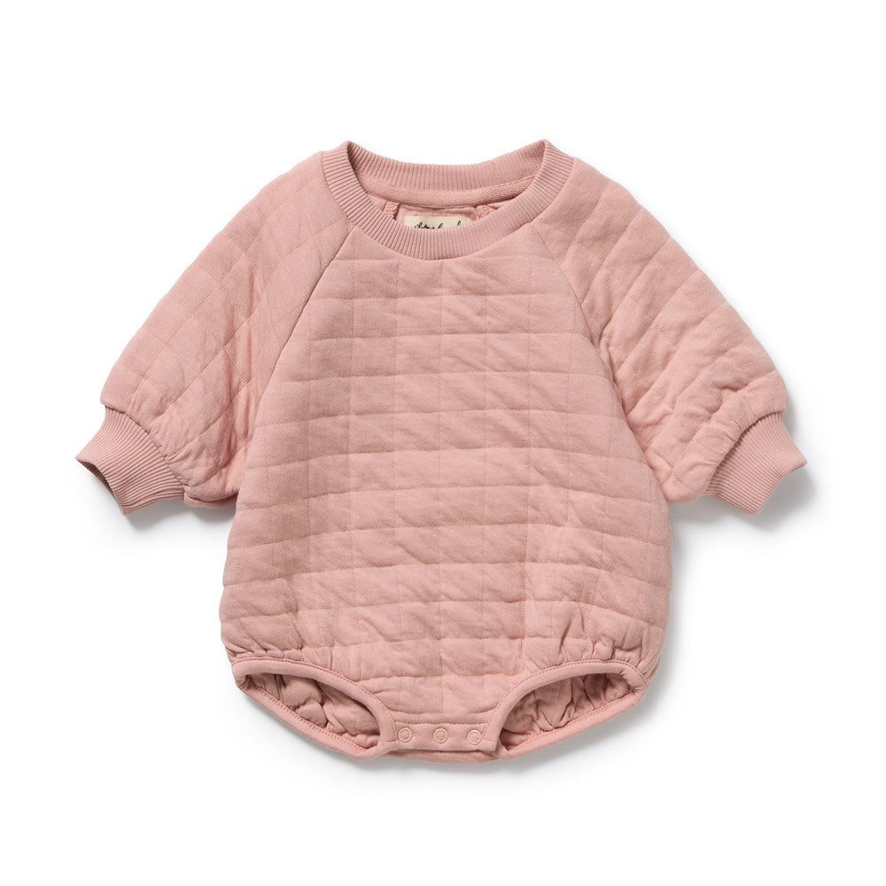 Rose Organic Quilted Bodysuit