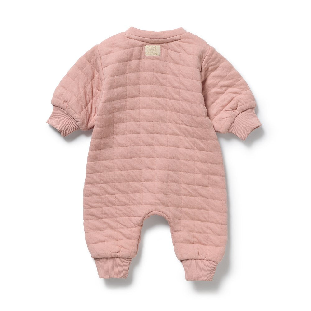 Rose Organic Quilted Growsuit