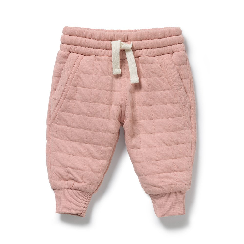 Rose Organic Quilted Sweat Pant