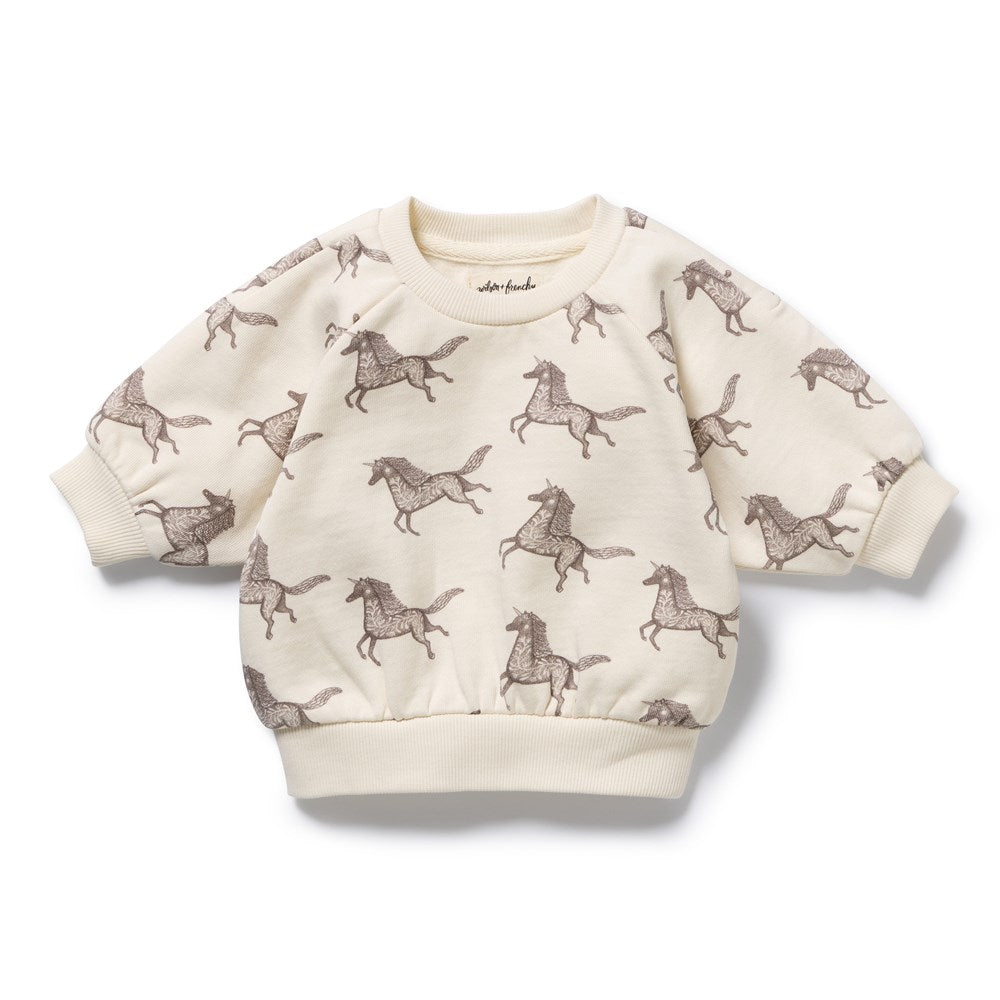 Little Unicorn Organic Terry Sweat