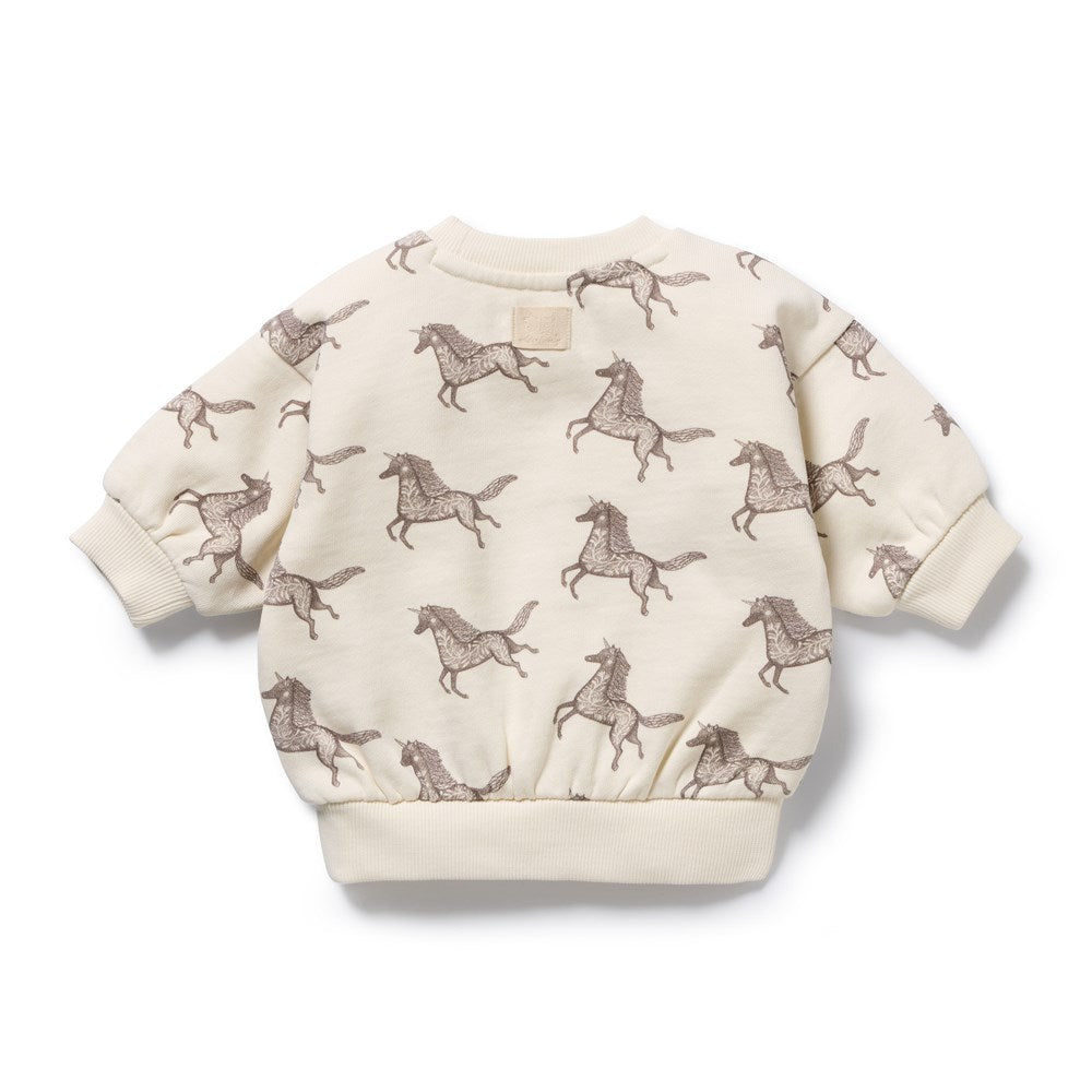 Little Unicorn Organic Terry Sweat
