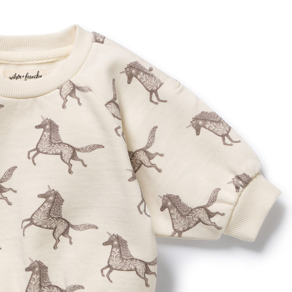 Little Unicorn Organic Terry Sweat