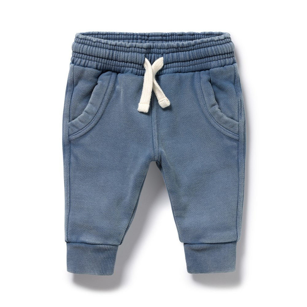 Twilight Blue Organic Terry Sweat Pant