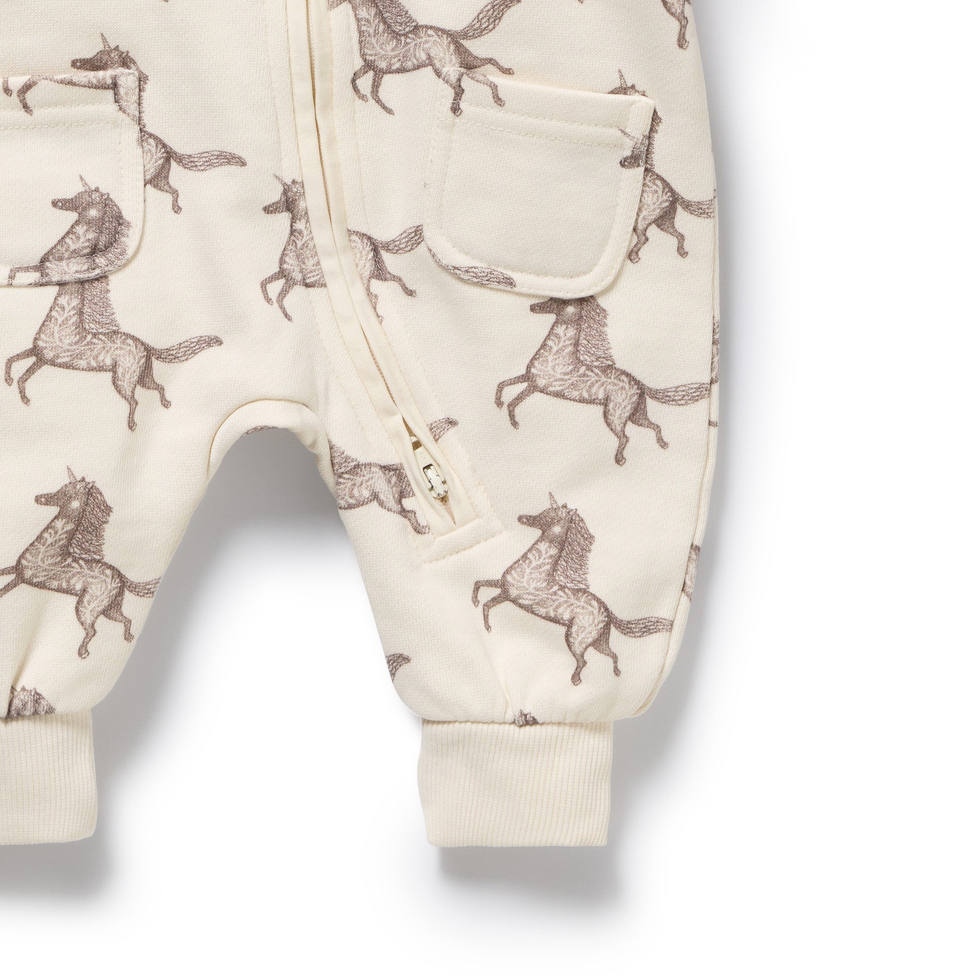 Little Unicorn Organic Terry Growsuit