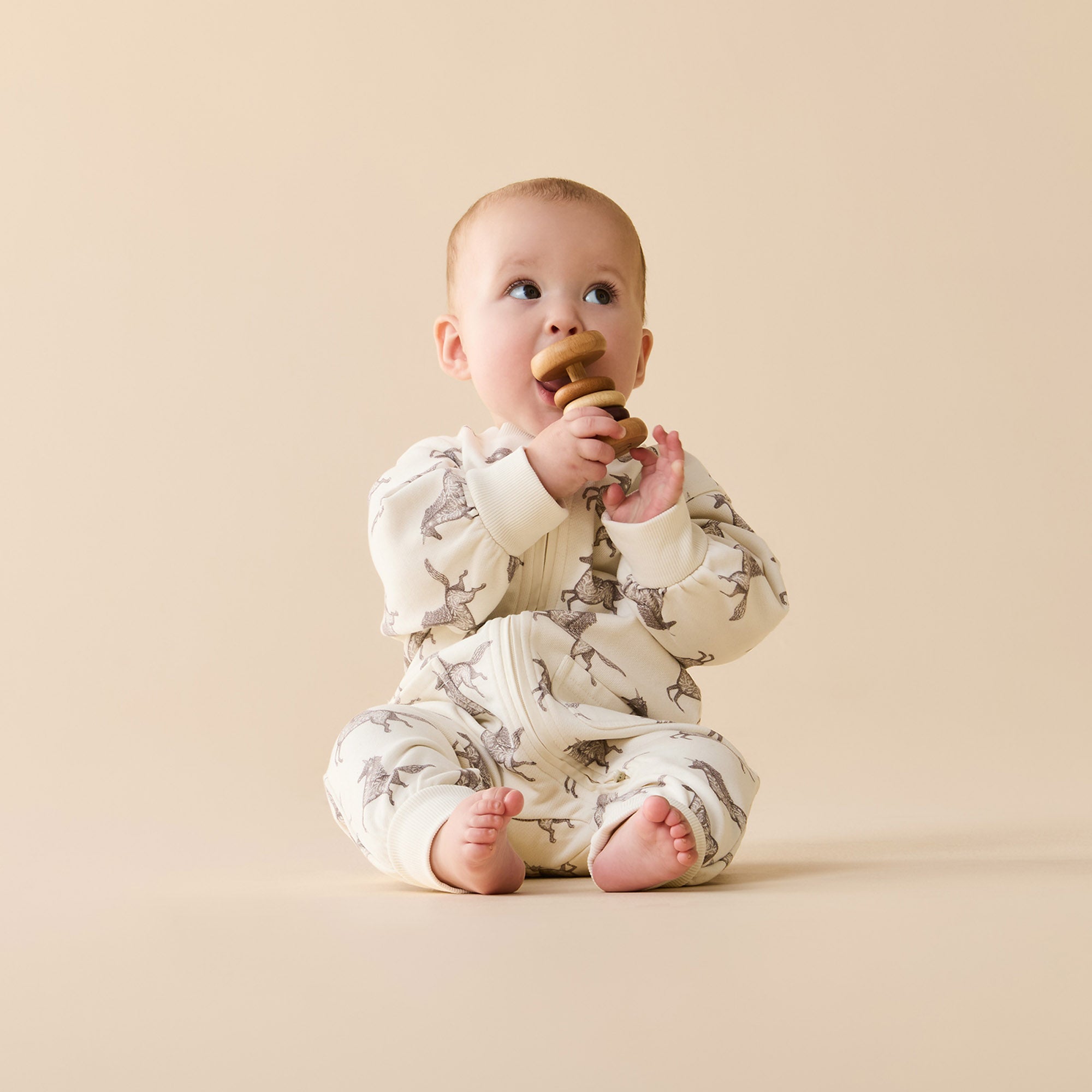 Little Unicorn Organic Terry Growsuit