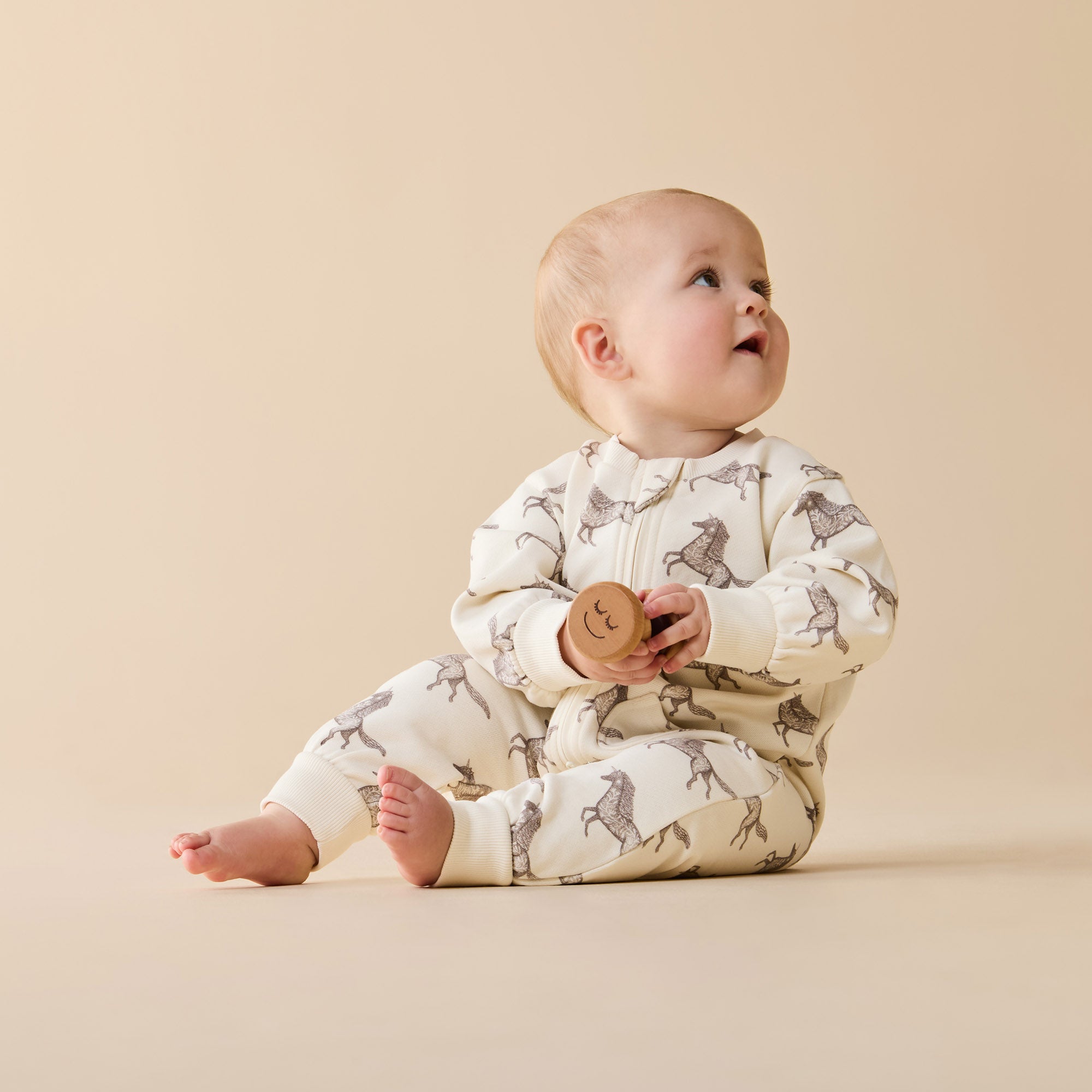 Little Unicorn Organic Terry Growsuit