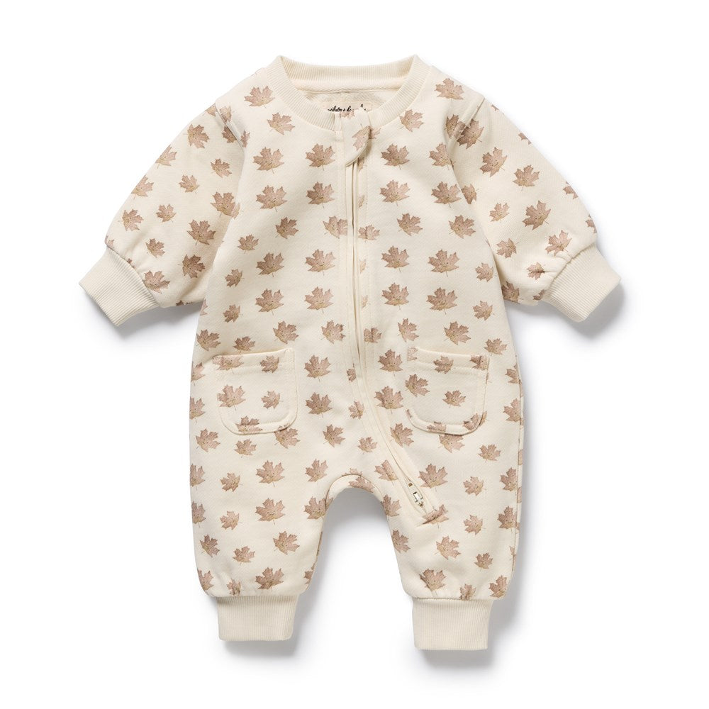Autumn Play Organic Terry Growsuit