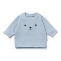 Storm Blue Organic Rib long-sleeved Top