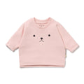 Strawberry Cream Organic Rib long-sleeved Top