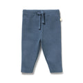 Twilight Blue Organic Rib Legging