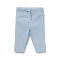 Storm Blue Organic Rib Legging