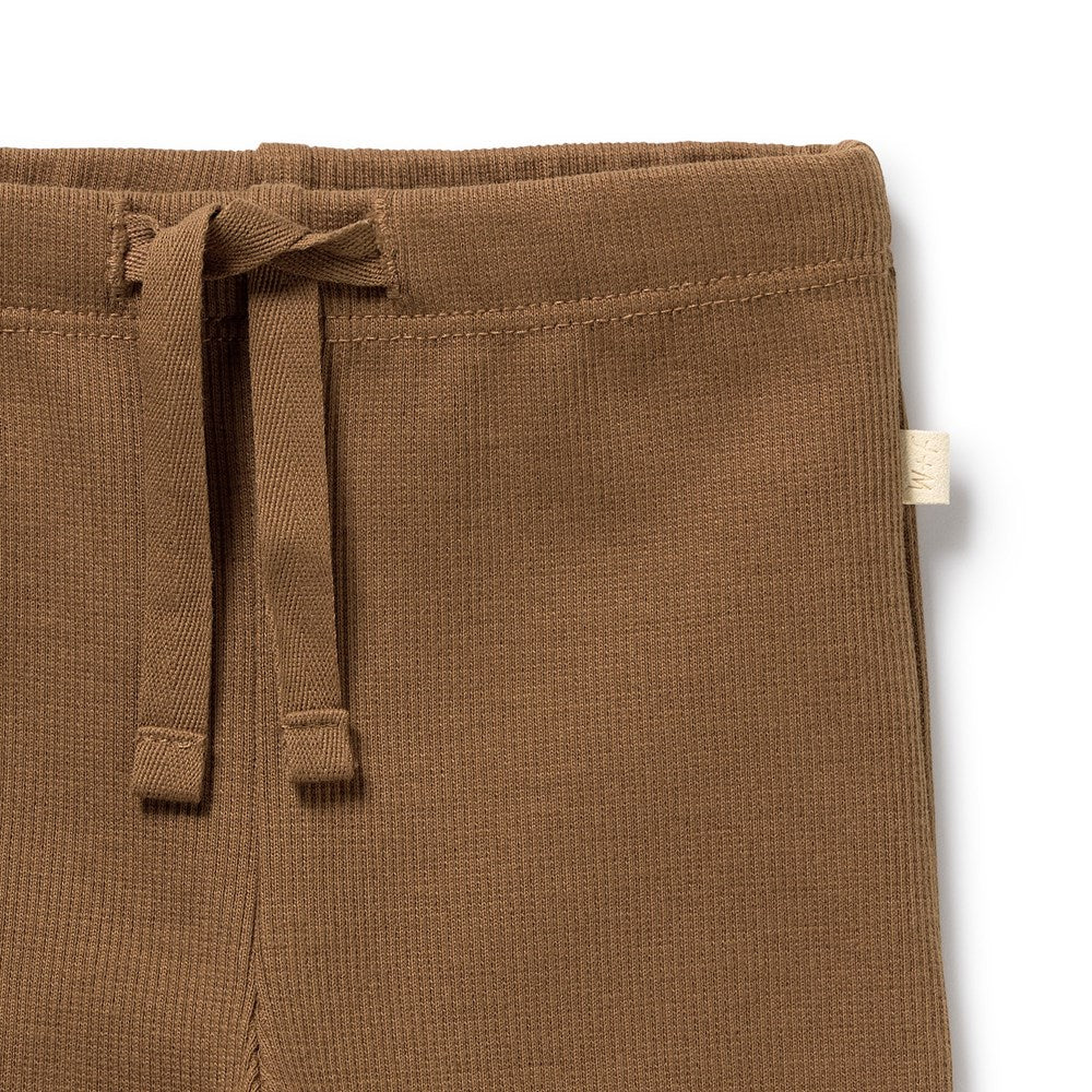 Nutmeg Organic Rib Legging