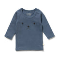 Twilight Blue Organic Rib Top