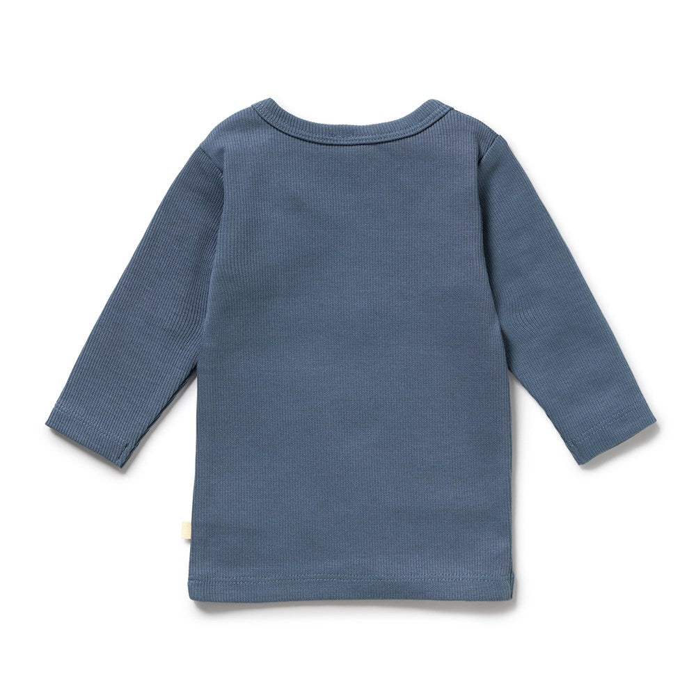Twilight Blue Organic Rib Top