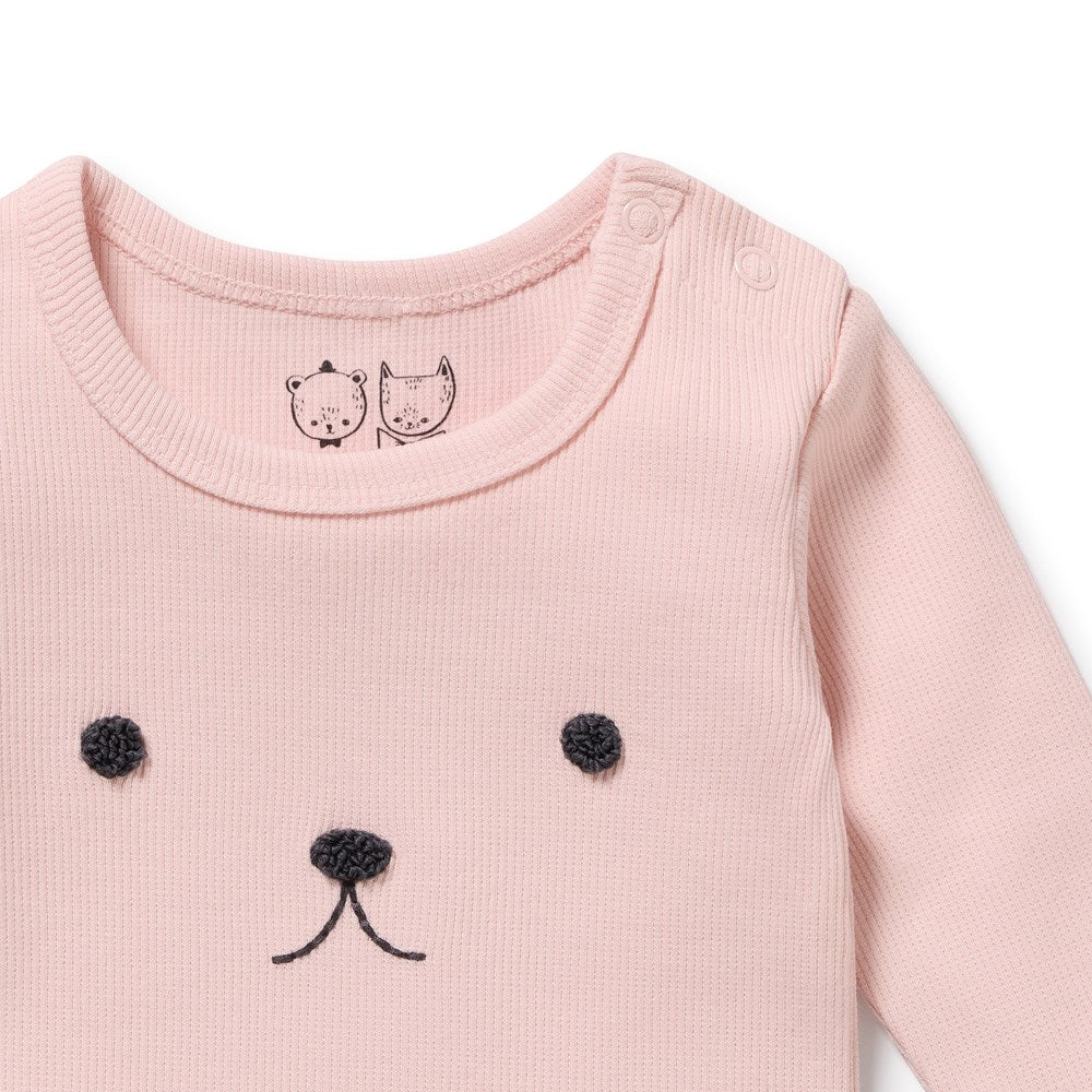 Strawberry Cream Organic Rib Top