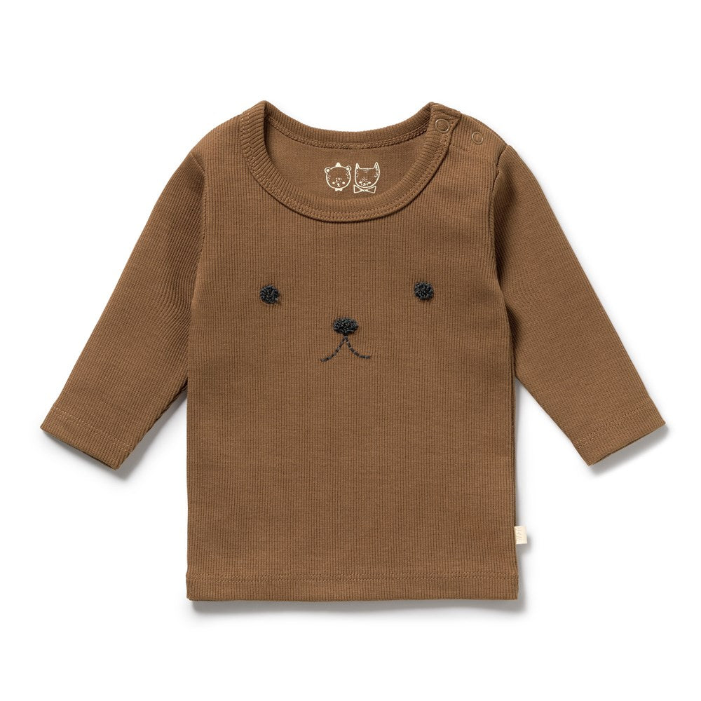 Nutmeg Organic Rib Top