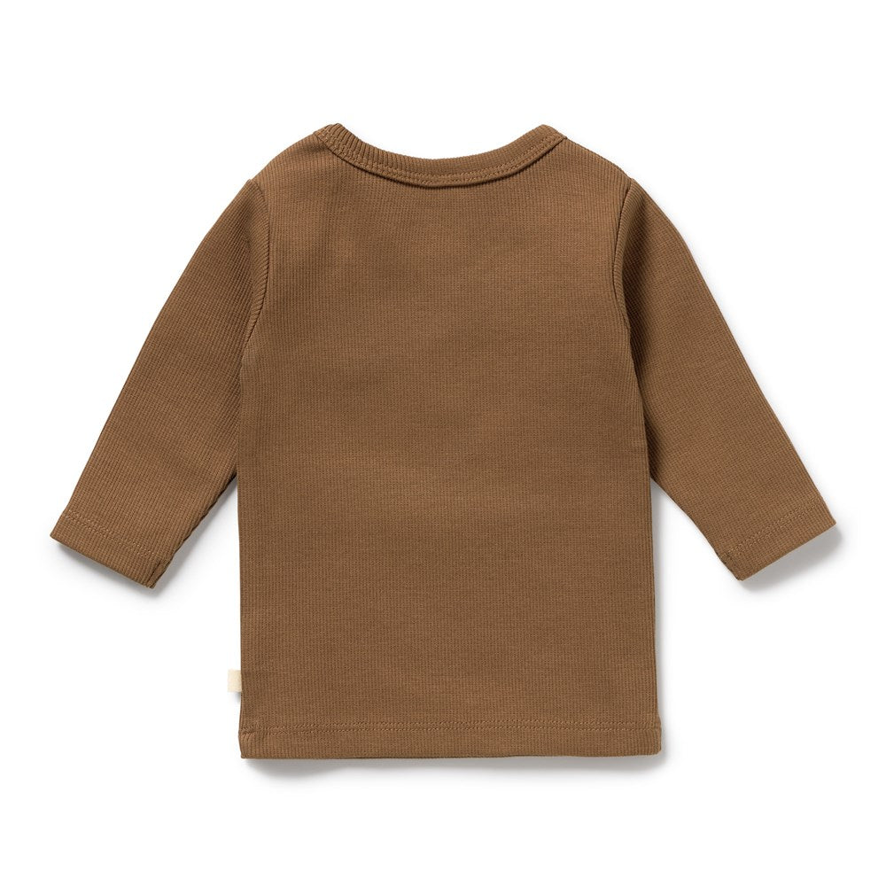 Nutmeg Organic Rib Top