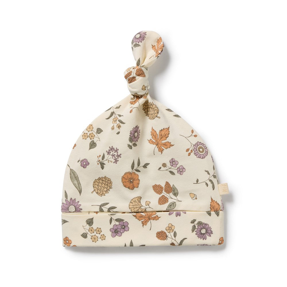 Maple Glow Organic Knot Hat