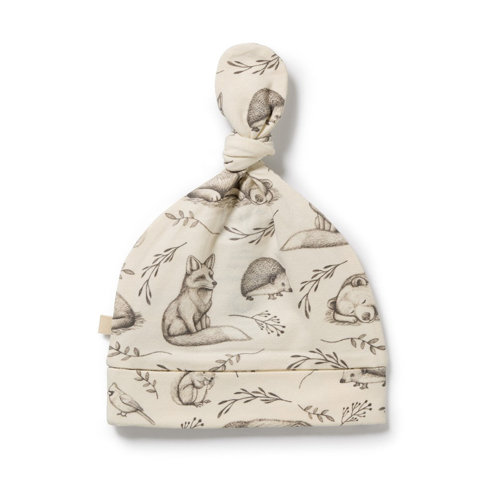 Foxglove Forest Organic Knot Hat