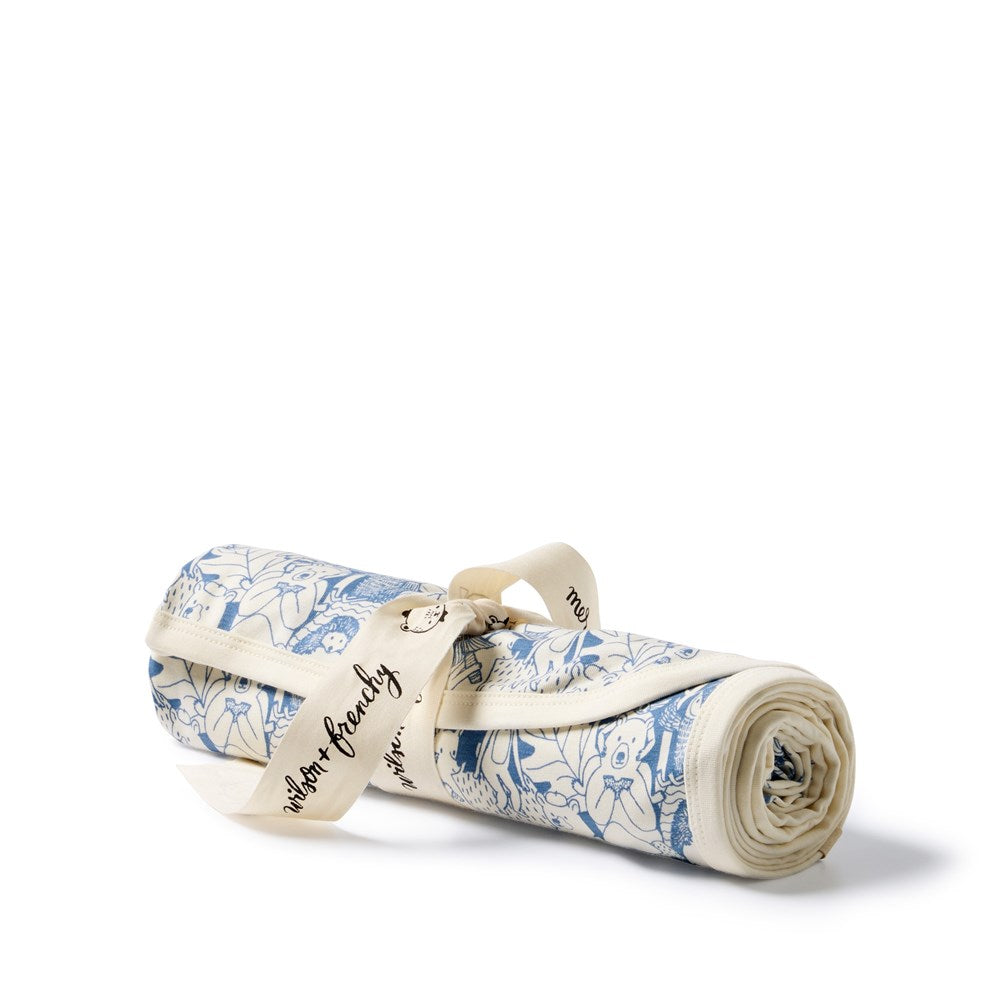 Woodland Adventures Organic Bunny Rug