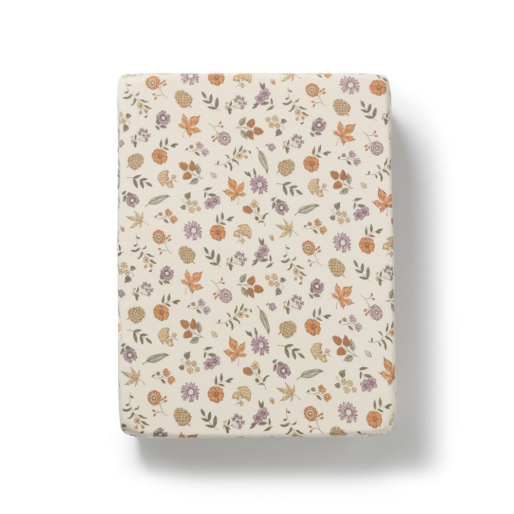 Maple Glow Organic Bassinet Sheet